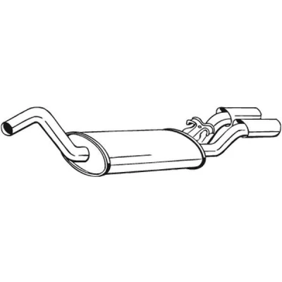 Billede af BOSAL 105 127 Lydpotte AUDI: Cabriolet B4