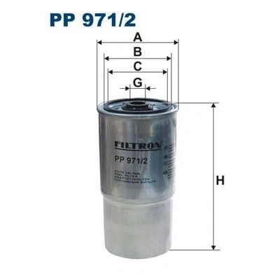 Billede af FILTRON PP 971/2 Brændstoffilter Påskruet filter
