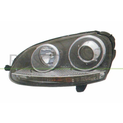 Billede af PRASCO VG0374903 Forlygter højre D2S/H7 xenon med indstillingsmotor for LWR VOLKSWAGEN: Golf 5