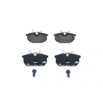 Billede af ATE 13.0460 2951.2 Bremseklodser Ekskl. slidadvarselskontakt med bremsecaliperskruer ALFA ROMEO: Spider, 155, FIAT: Punto I Hatchback, Coupe