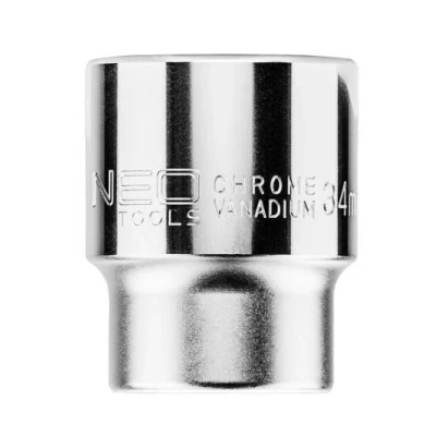 Billede af NEO TOOLS 08 316 Skraldenøgleindsats (Hexagon) 3/4 3124 34 mm Krom vanadium stål Sekskant