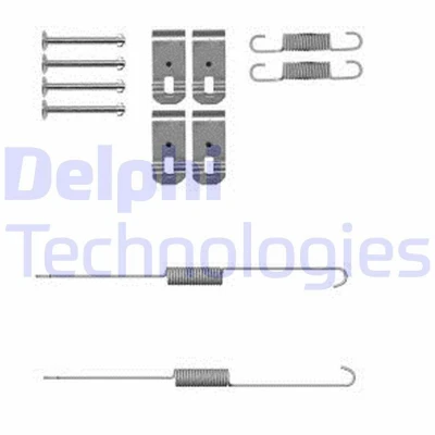 Billede af DELPHI LY1382 Tilbehørssæt, bremsebakker