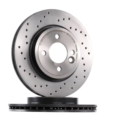 Billede af BREMBO XTRA LINE 09.8655.1X Bremseskiver 276 22 4 perforeret/indv. ventileret coatet højkarboniseret MINI: Hatchback, Cabriolet