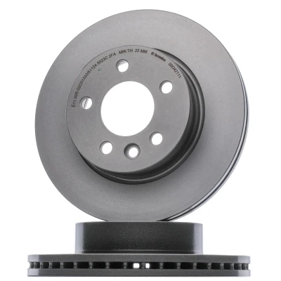 Billede af BREMBO 09.D421.11 Bremseskiver 303 28 5 indvendigt ventileret coatet højkarboniseret VOLKSWAGEN: Crafter Van, MAN: TGE kasse