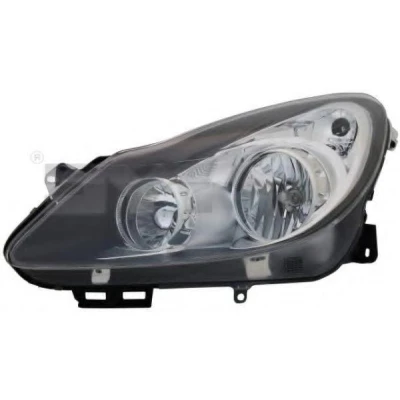 Billede af TYC 20 1196 15 2 Forlygter venstre H7, H1 til højrekørsel uden elektromotor OPEL: Corsa D Hatchback