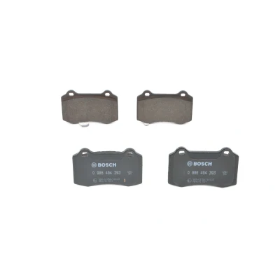 Billede af BOSCH 0 986 494 393 Bremseklodser Low Metallic med anti knirke plade, monteringsvejledning PEUGEOT: 208 I Hatchback, VOLVO: V70 2, S60