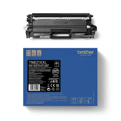 Billede af Brother TN821XXLBK sort toner 15.000 sider original