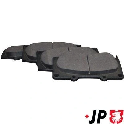 Billede af JP GROUP 4863600710 Bremseklodser foraksel med akustisk advarsel for slid TOYOTA: Land Cruiser 200, HILUX 3 Pick up, Prado 120