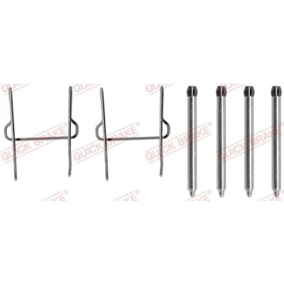 Billede af QUICK BRAKE 109 1081 Tilbehørssæt, skivebremsebelægning CITROËN: Saxo Hatchback, PEUGEOT: 106 II Hatchback