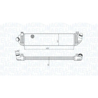 Billede af MAGNETI MARELLI 351319204370 Intercooler VOLVO: V50, S40 II