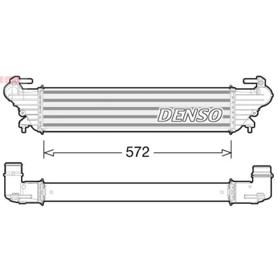 Billede af DENSO DIT09114 Intercooler Aluminium