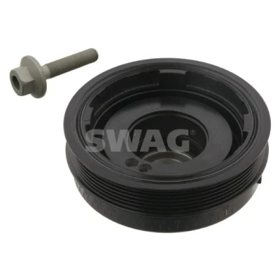 Billede af SWAG 10 93 3579 Remskive Krumtapaksel 6PK 155 5 med skrue, til krumtap MERCEDES BENZ: ML klasse