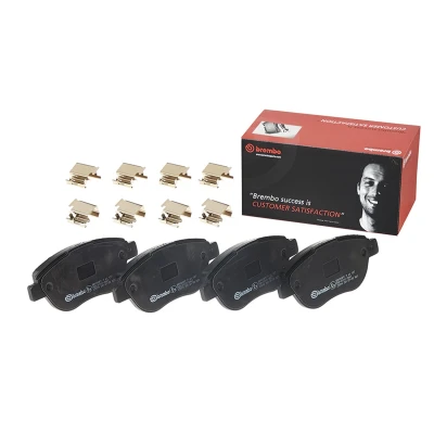 Billede af BREMBO P 61 137 Bremseklodser Ekskl. slidadvarselskontakt med anti knirke plade tilbehør CITROËN: C4 I Hatchback, Coupe, PEUGEOT: 307 Hatchback