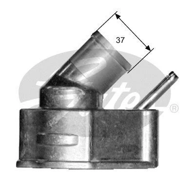 Billede af GATES TH14992G1 Termostat 92 med pakninger hus OPEL: Astra H Caravan, Zafira B, G Caravan