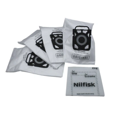 Billede af nilfisk 107412688 støvsugerpose støvsuger støvsugerposer 4 stk + filter, elite king