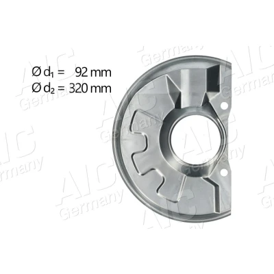 Billede af AIC 71355 Ankerplade venstre foraksel VOLVO: V40 Stationcar, S40 I, MITSUBISHI: Carisma Sedan