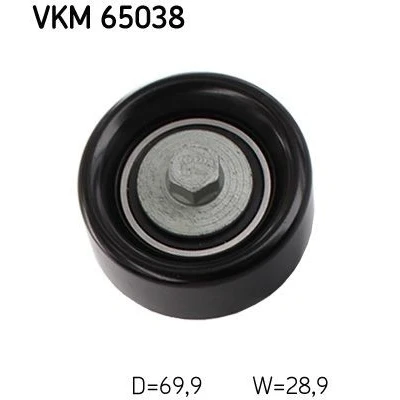 Billede af SKF VKM 65038 Remstrammerhjul HYUNDAI: Sonata V, KIA: Sportage III