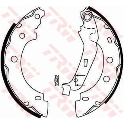 Billede af TRW GS8650 Bremsebakker 203 39 BENDIX RENAULT: Kangoo I Express