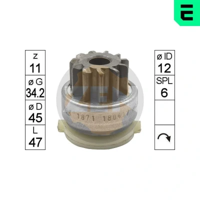 Billede af ERA ZN1871 Friløbsgear, starter
