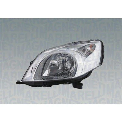 Billede af MAGNETI MARELLI 712455701110 Forlygter venstre W5W, H4, PY21W Halogen med blinklys til højrekørsel indstillingsmotor for LWR FIAT: Qubo
