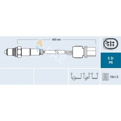 Billede af FAE 75126 Lambdasonde HONDA: CR V 4, HR II