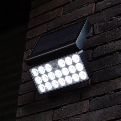 Billede af Tuda udendørs LED væglampe, solcelle, 18 cm