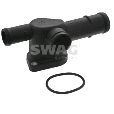 Billede af SWAG 30 94 8365 Kølemiddelflange plastik med pakning VOLKSWAGEN: Golf 5, Passat B6 Variant, Sedan, SEAT: Altea, Leon II Hatchback, Toledo 3