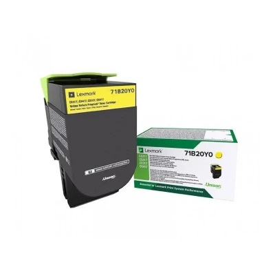 Billede af Lexmark 71B20Y0 gul toner 2.300 sider original