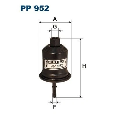 Billede af FILTRON PP 952 Brændstoffilter Ledningsfilter 8