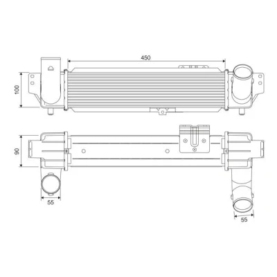 Billede af VALEO 818382 Intercooler Aluminium uden sensor KIA: SORENTO 1