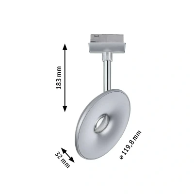 Billede af Paulmann URail LED spot Eye krom mat