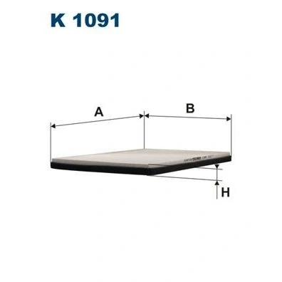 Billede af FILTRON K 1091 Kabinefilter Partikelfilter 322 235 26