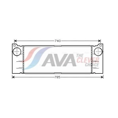 Billede af AVA COOLING SYSTEMS MSA4371 Intercooler