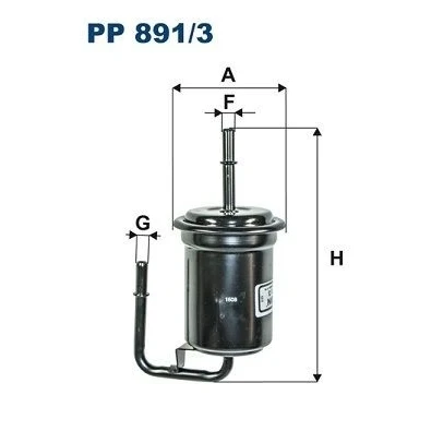 Billede af FILTRON PP 891/3 Brændstoffilter Ledningsfilter 8 MAZDA: MX 5 2