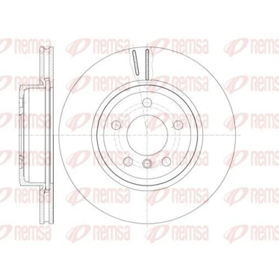 Billede af REMSA 6978.10 Bremseskiver foraksel 324,8, 324,8 25 5 ventileret BMW: X3
