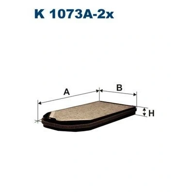 Billede af FILTRON K 1073A 2x Kabinefilter Aktivkulfilter 370 179 38 BMW: 7