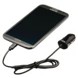 Billede af Biloplader 2.1 A Micro USB Sort