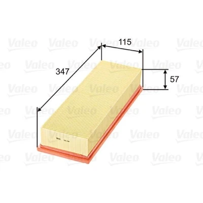 Billede af VALEO 585098 Luftfilter 57 115 347 Filterindsats RENAULT: Trafic I Bus