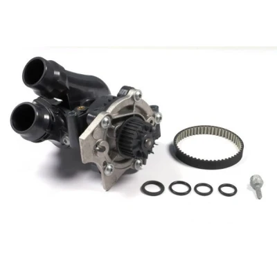 Billede af HEPU P682P vandpumpe med pakninger uden motortemperaturføler, Termostat indbygget i mekanisk Metal Plastikhus VOLKSWAGEN: GOLF 6