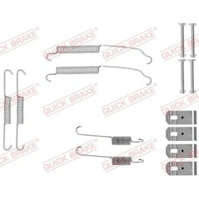 Billede af QUICK BRAKE 105 0015 Tilbehørssæt, bremsebakker MAZDA: 2 Hatchback