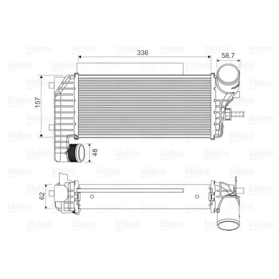 Billede af VALEO 818604 Intercooler uden EGR ventil