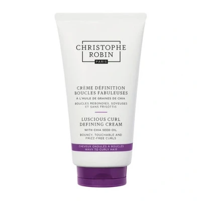 Billede af Christophe Robin Luscious CURL Defining Cream WITH CHIA SEED OIL​ Hårpleje, Størrelse: 150 ml,