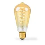 Billede af LED glødepære E27 ST64 3.8 W 250 lm 2100 K Ekstra varm hvid Antal lamper i emballagen: 1 stk.