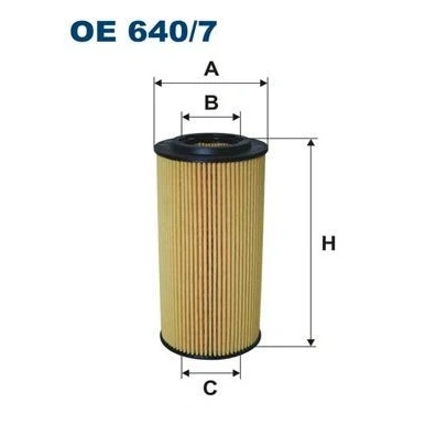 Billede af FILTRON OE 640/7 Oliefilter Filterindsats MERCEDES BENZ: E klasse T modell, Sedan, C Sedan