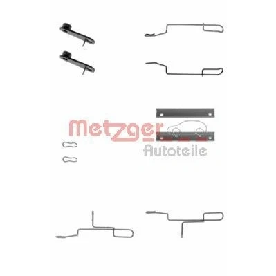 Billede af METZGER 109 1188 Tilbehørssæt, skivebremsebelægning CITROËN: ZX Hatchback, PEUGEOT: 106 II Hatchback