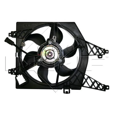 Billede af NRF 47370 Køleventilator 340 12 260 med kølerventilatorramme (karm) RENAULT: TWINGO 2