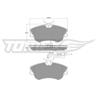 Billede af Bremseklodser TOMEX Brakes TX 13 47