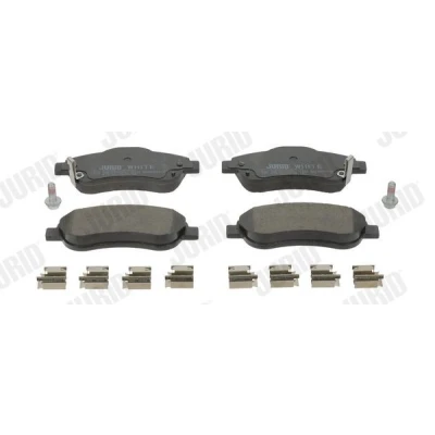 Billede af Jurid 572605JC Bremseklodser White Low Dust Keramik med akustisk advarsel for slid HONDA: CR V 4, 3
