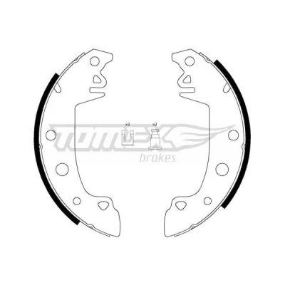 Billede af TOMEX brakes TX 21 28 Bremsebakker bagaksel 42 PEUGEOT: 304 Cabriolet