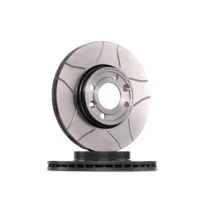Billede af BREMBO MAX LINE 09.9078.75 Bremseskiver 260 22 4 indvendigt ventileret, opslidset coatet med skruer RENAULT: Clio 3, III Grandtour